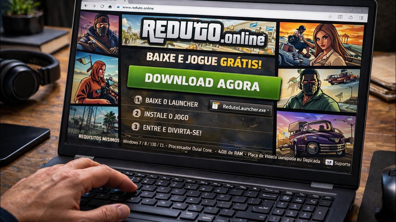 REDUTO ONLINE CHEGOU! 🔥 Aprenda a BAIXAR no CELULAR e no PC