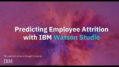 Predict Employee Attrition IBM with IBM watson | 2020