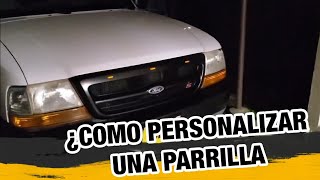 CÓMO PERSONALIZAR LA PARRILLA DE TU CARRO Ó CAMIONETA!!