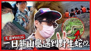 【旅遊喳】龜山島上 初見野生的蛇?! 有點太興奮菜喳 ft.凱洛、浮千、狐狸、三千