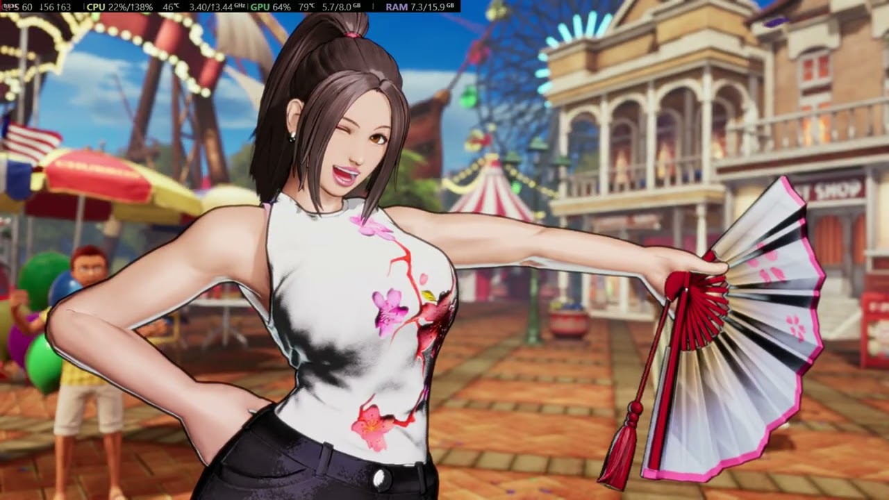 FATAL FURY COTW = MAI-SKIN 3  VS  CHUN-LI -SKIN 4 = stage special