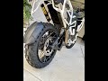 2023 triumph tiger 1200 rally pro  stock exhaust sound