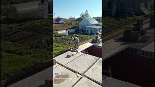 Как у нас проходит процесс кладки коробки дома  #стройка #чернушка