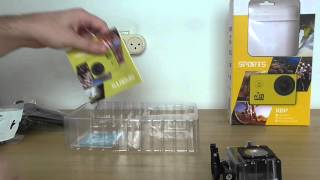 Sport Action  DV Camera Unboxing | AllWinner V3 Solution