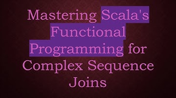 Mastering Scala