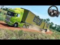 A VIAGEM MAIS PERIGOSA no BRASIL!!! - Euro Truck Simulator 2 + G27