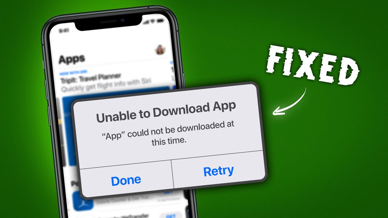 Fix iPhone App Store Download Problems – Apps Won’t Download - YouTube
