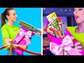 8 GENIUS WAYS TO SNEAK FOOD! || How To Sneak Snack with 123 Go! Gold