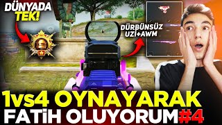 TEK BAŞIMA TAKIMLI SIRALAMASINDA FATİH OLUYORUM❗#4 (İMKANSIZ GİBİYDİ) / PUBG MOBİLE RANKED GAMEPLAY