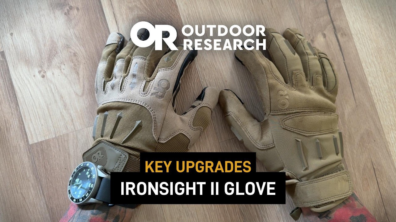 Ironsight II Tactical Gloves - Anti-Slip Silicone Grip