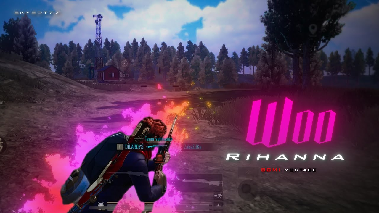 Woo - Rihanna ✨ BGMI Montage Edit  | Free Project files