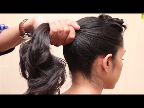 Different Ponytail Hairstyles for Short Hair |Simple and beautiful hairstyle for Ladies| Updos 2024 @PlayEvenFashions