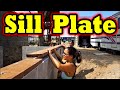 How to install sill plate on concrete or cmu foundation diy