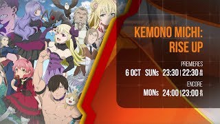ISSO ARDE ! KKKKK Hataage! Kemono Michi / Kemono Michi: Rise Up - cenas de  anime 