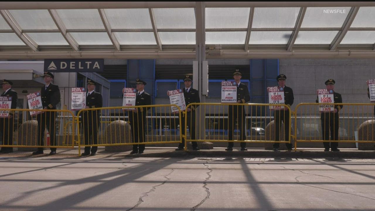 Delta pilots plan picket Thursday, call for contract changes