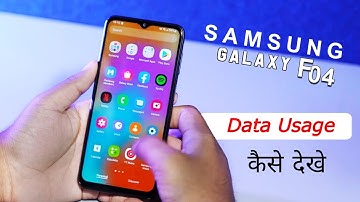How to Show Data Usage in Samsung Galaxy F04 | Samsung Galaxy F04 me Data Use Kaise Dekhe