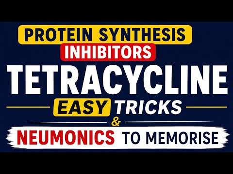 Protein Synthesis Inhibitors, #Tetracycline#chemo#pharma#medical#pharmacology_notes