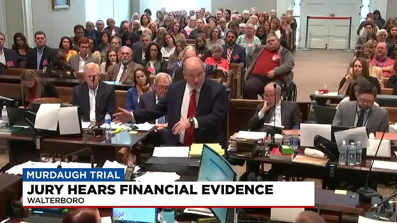 Jury Hears Financial Evidence in Murdaugh Trial - YouTube