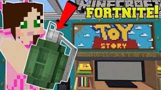 Minecraft: TOY STORY LIVING ROOM - FORTNITE BATTLE ROYALE - Modded Mini-Game