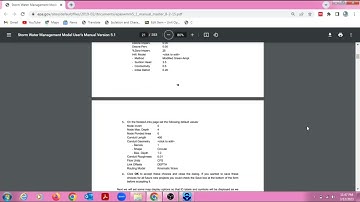 SWMM TUTORIAL PART 1