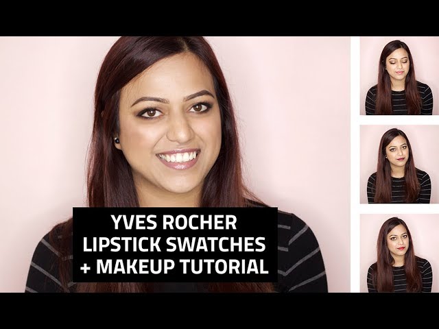 Yves Rocher Lipsticks Swatches