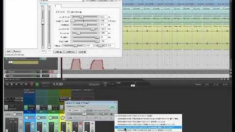 Creating Auxiliary Effects Channels and Automation in Reaper