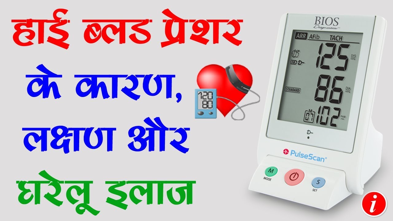 hypertension headache symptoms in hindi)
