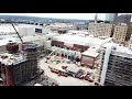 MGM Springfield construction: April drone footage of South End