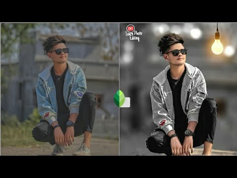 Snapseed Bulb Photo Editing || Snapseed Blur Background - YouTube