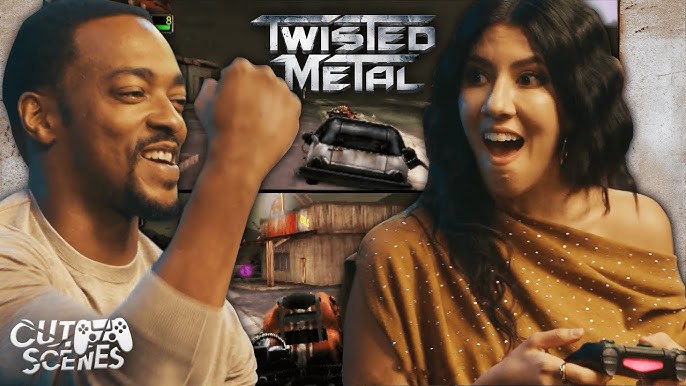 Twisted Metal' trailer has Anthony Mackie driving a Subaru WRX with machine  guns - Autoblog