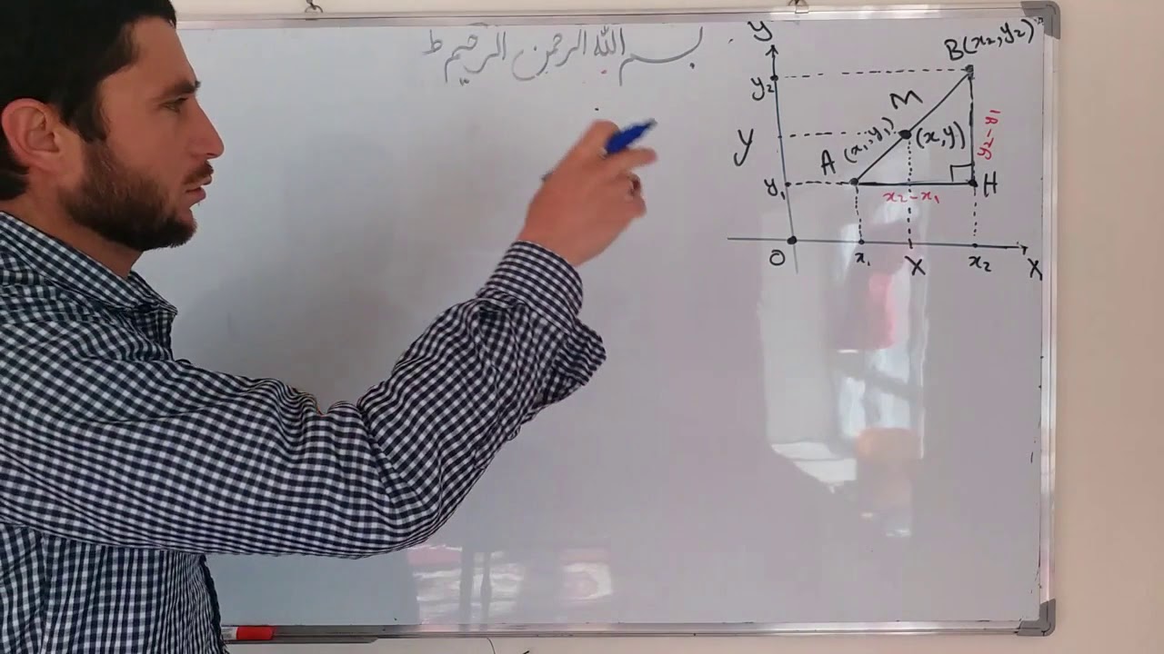 ریاضی صنف نهم: فاصله بین دونقطه