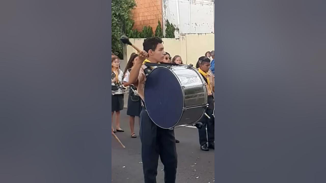 Fanfarra Desbravadores de Olimpia Muito Top | school band | Marchando