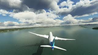 Water Landing attempt Boeing 777 Dreamliner