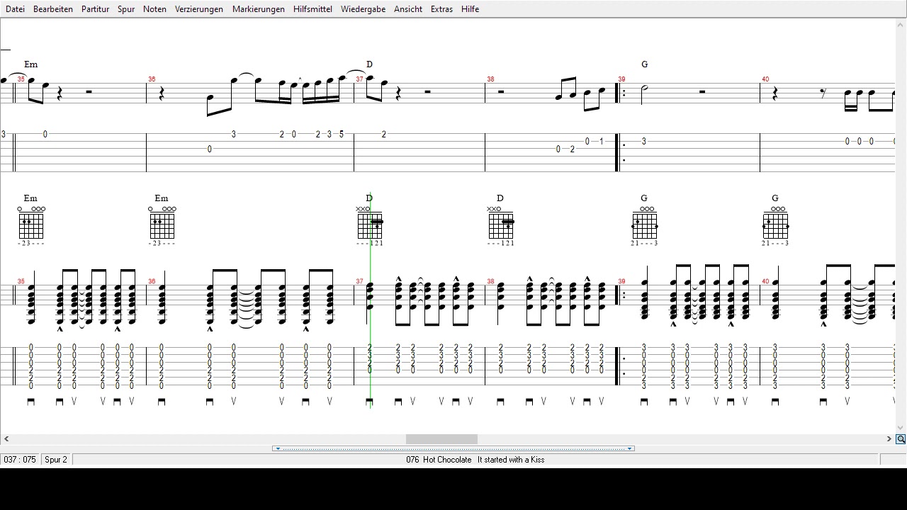Hot Chocolate It started with a Kiss Tabs YouTube