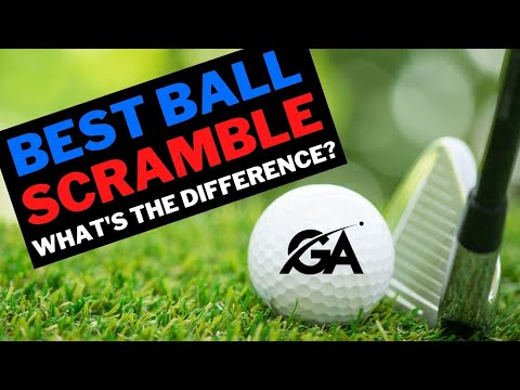 Difference Between Best Ball and Scramble Golf Tournaments