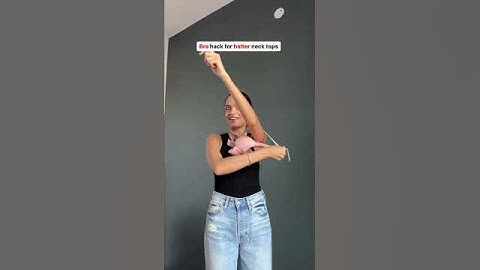 Bra hack for halter neck tops 🦋 | Monalisha Mahapatra