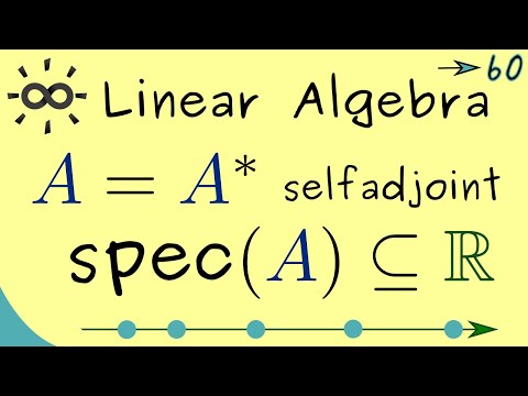 Linear Algebra 60 | Selfadjoint and Unitary Matrices