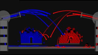 Castle Destruction  / Algodoo Marble Race Resimi