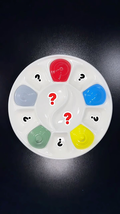 ❤️‍🔥Making 7 Colors with Only 5 Primary Colors #colornood #mixingcolors #shots