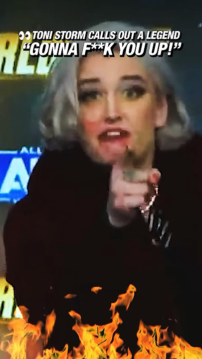 “I’m Gonna F**k You Up!” Toni Storm Calls Out Women’s Wrestling Legend! #womenswrestling #aew