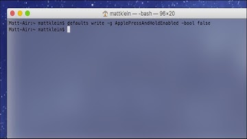How to Enable Key Repeating in macOS