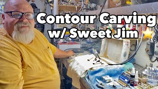 Basic Contour Carving \/ Fire Agate Carving w\/ Sweet Jim