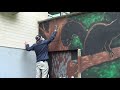 Agape wall mural | graffiti art