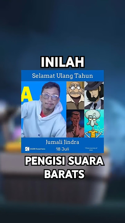 Pengisi suara barats #shorts