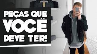 10 Peças INDISPENSÁVEIS no GUARDA ROUPA MASCULINO, quais são elas?