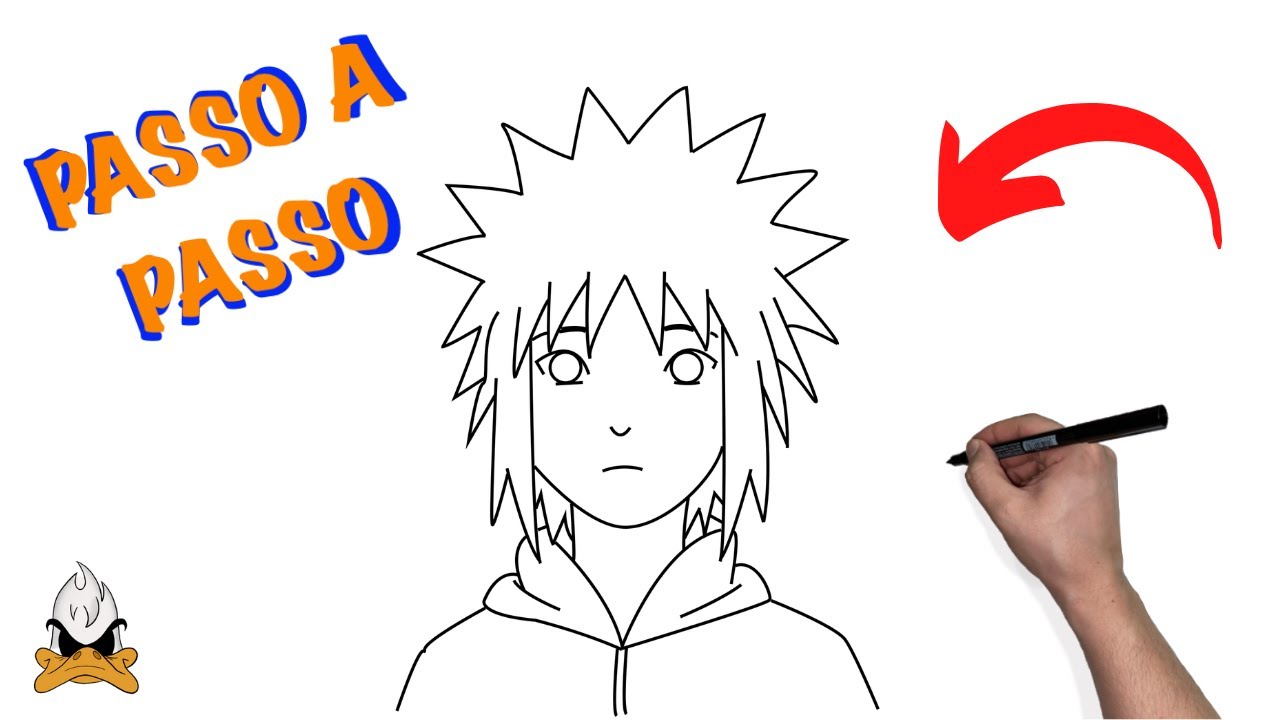 Como desenhar o MINATO (Naruto) passo a passo, de forma simples e