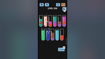 Water Color Sort Level No 338 walkthrough Solution Gameplay ,best Game for every one