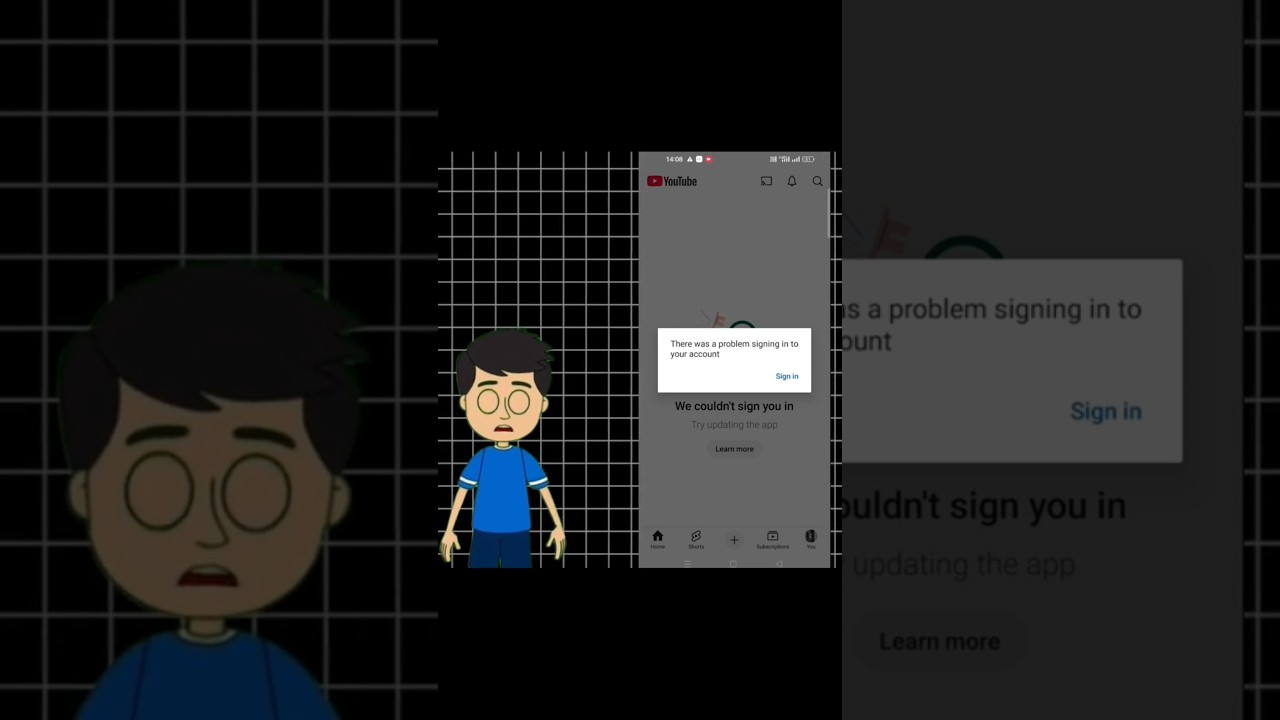 There was a problem signing in to your account problem solve 