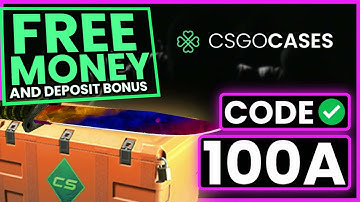 CSGOCases Refcode  "100A" — Free Balance Bonus (new csgocases promo code 2026)