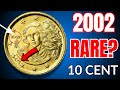 10 centimes italie 2002 premire et deuxime carte 